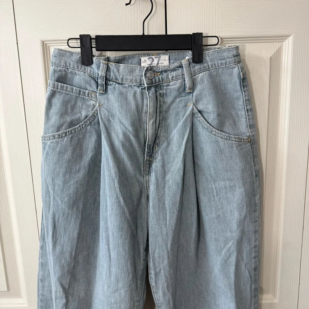 Free People We The Free Luca Super Slouch Wide Leg Trouser Jeans Women’s Size 27 - Picture 4 of 11